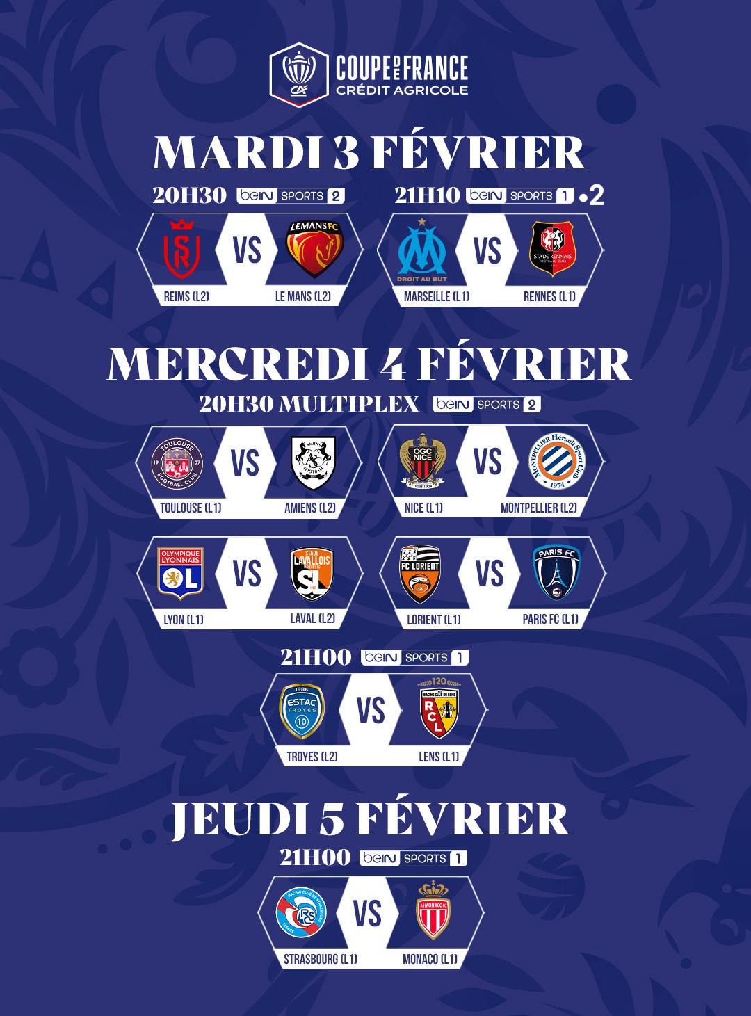 Programme Match Monaco - Strasbourg - 1/4 Finale Coupe De France - 6 Avril 1958